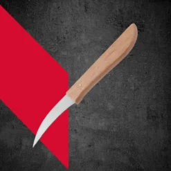 Schälmesser mit Holzgriff Grandma, 6cm Klinge