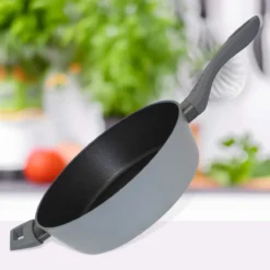 Schmorpfanne mit Gegengriff, Antihaftversiegelung, Ø28cm