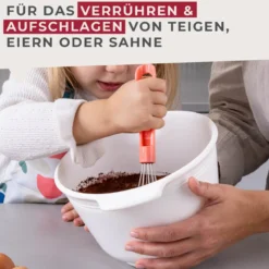 Schneebesen Mini Cooking, rosa