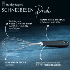 Schneebesen Pride, 28cm, Edelstahl