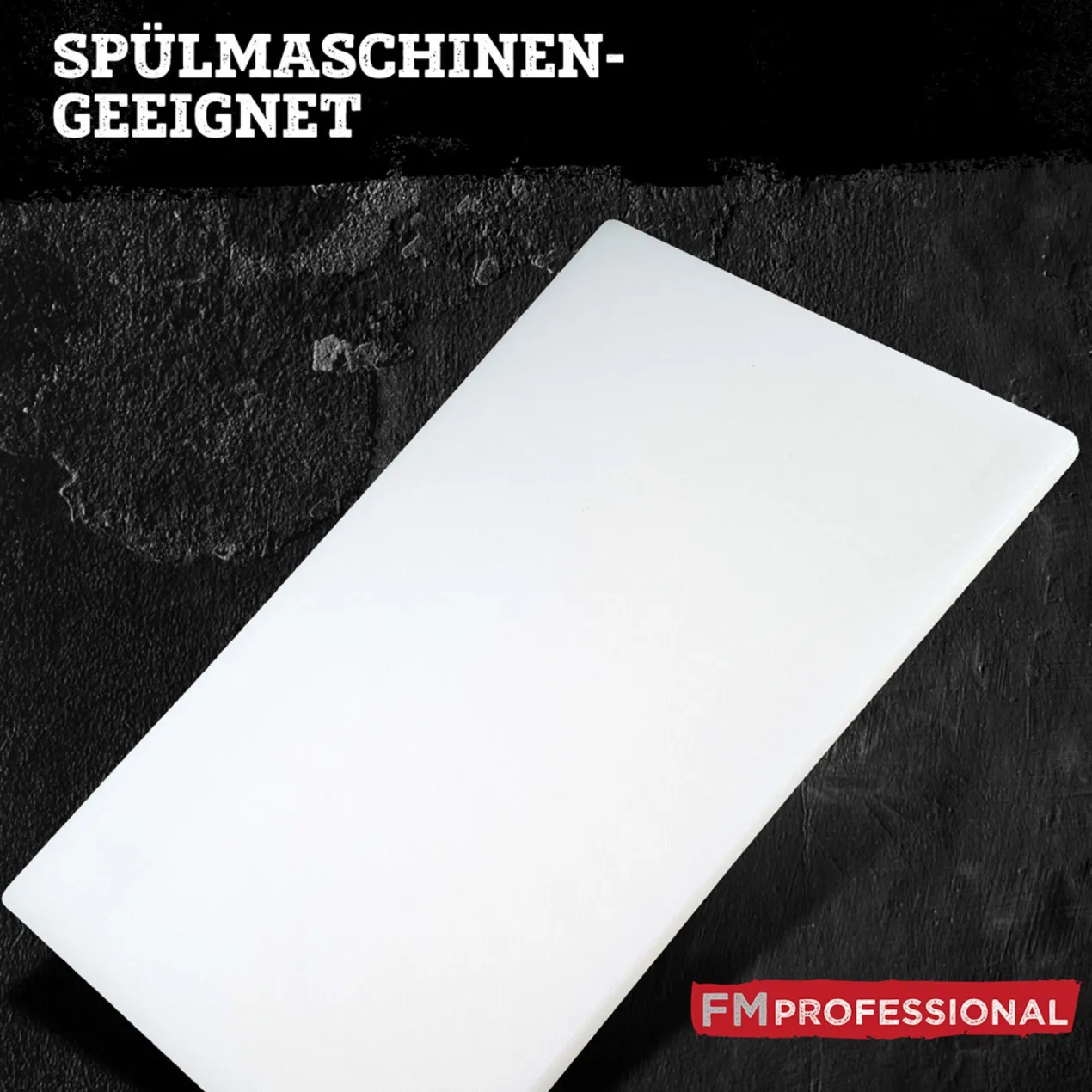 Schneidebrett HACCP für Backwaren, 45x30cm, weiß
