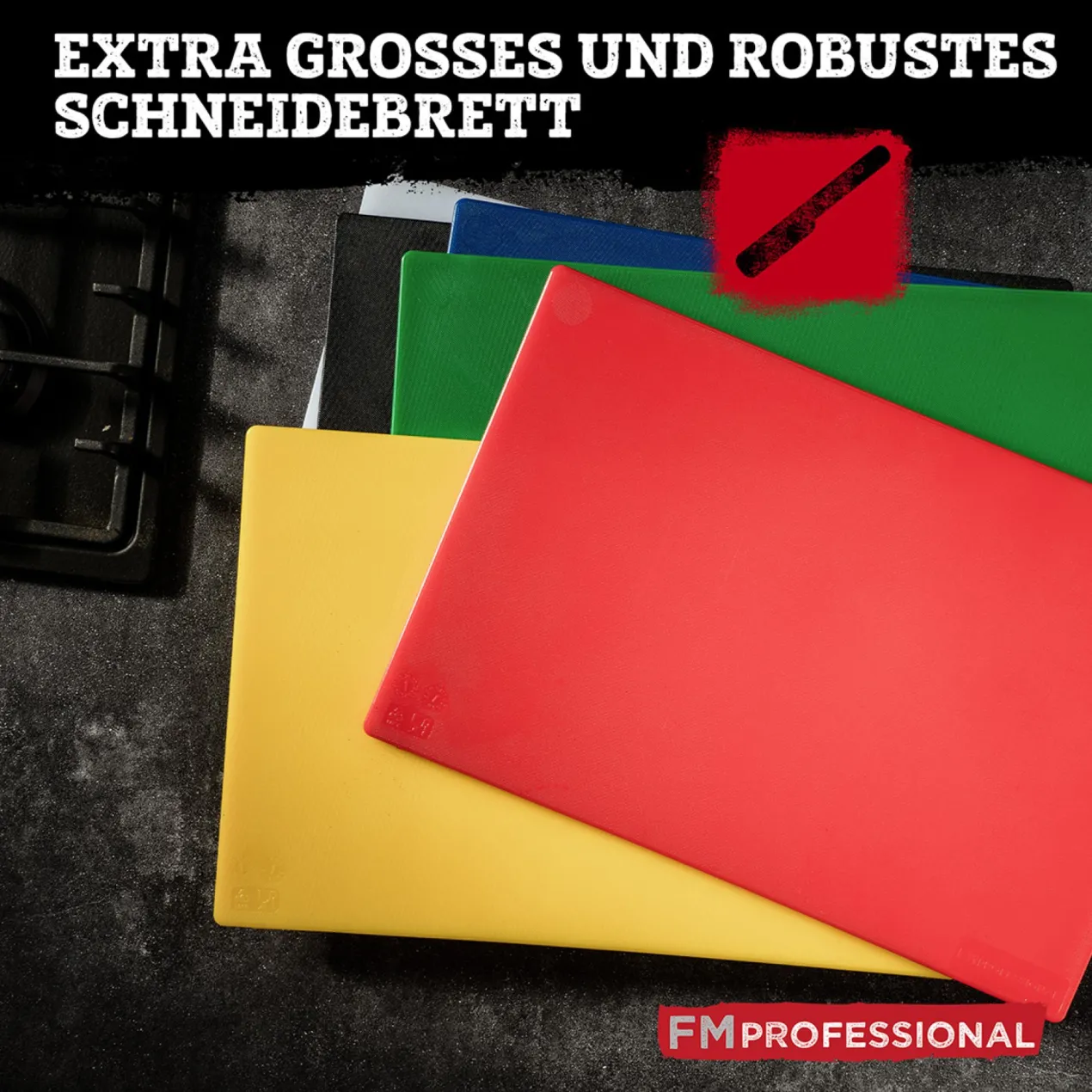 Schneidebrett HACCP für Backwaren, 45x30cm, weiß