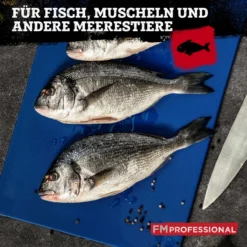 Schneidebrett HACCP für Fisch, 45x30cm, blau