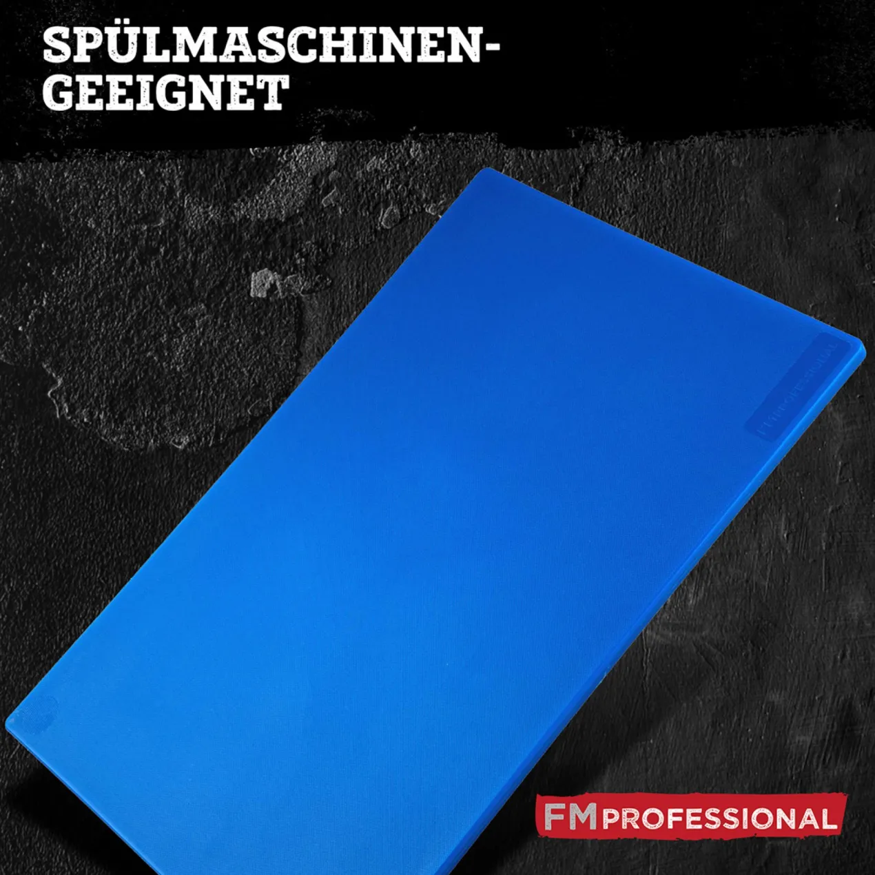 Schneidebrett HACCP für Fisch, 45x30cm, blau