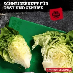 Schneidebrett HACCP für Obst/Gemüse, 45x30cm, grün