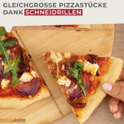 Schneidebrett mit Stückeinteilung, Ø32cm, FAIR