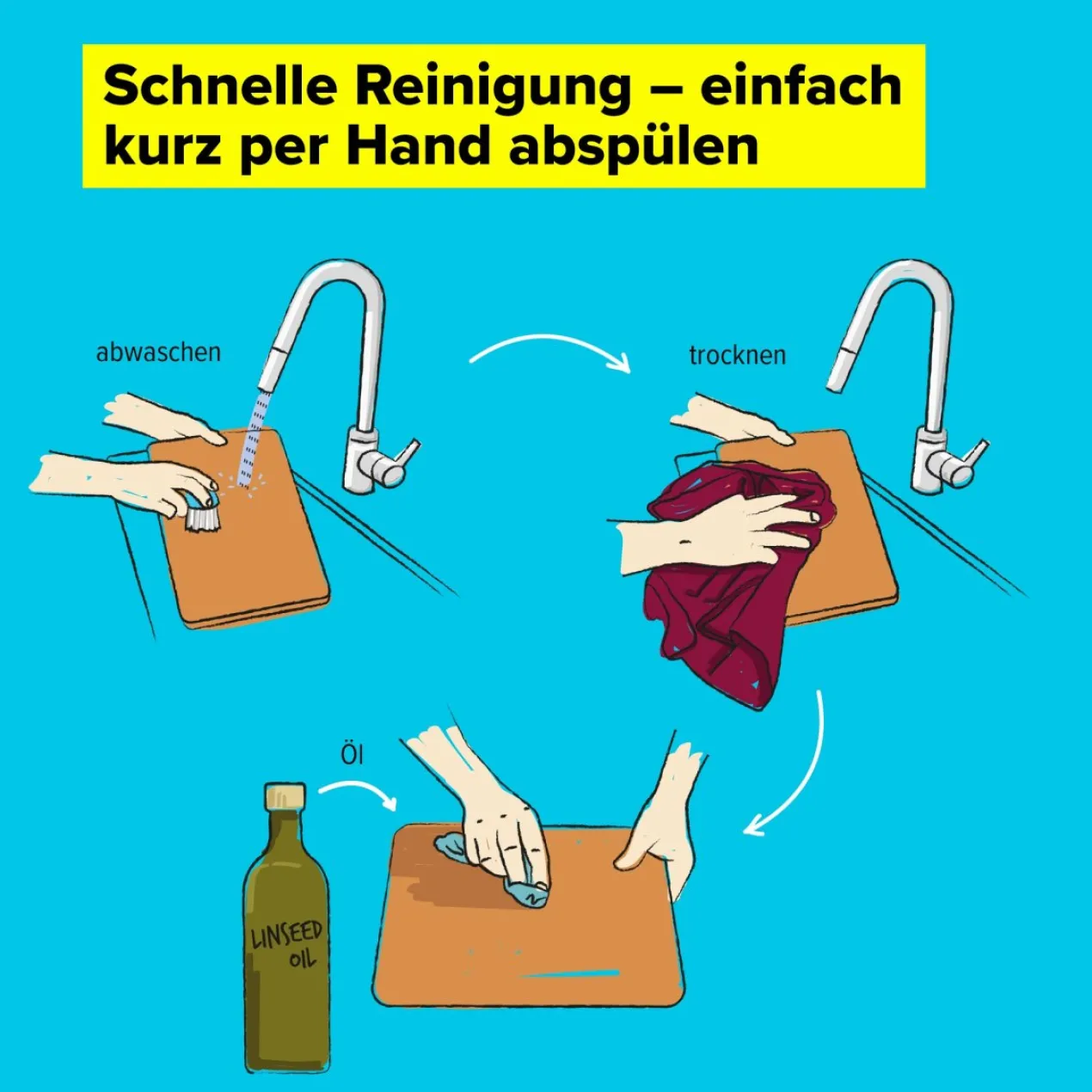 Schneidebrett, 35,5x25cm, Bambus