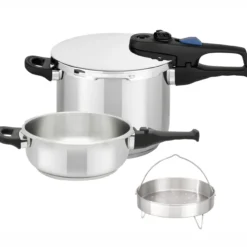 Schnellkochtopf-Set Praktika Plus XL, 5-teilig