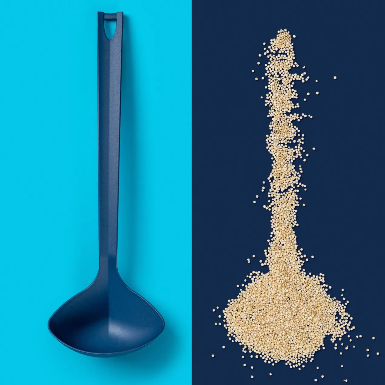 Schöpflöffel, blau