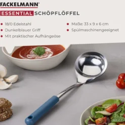 Schöpflöffel Essential, blau