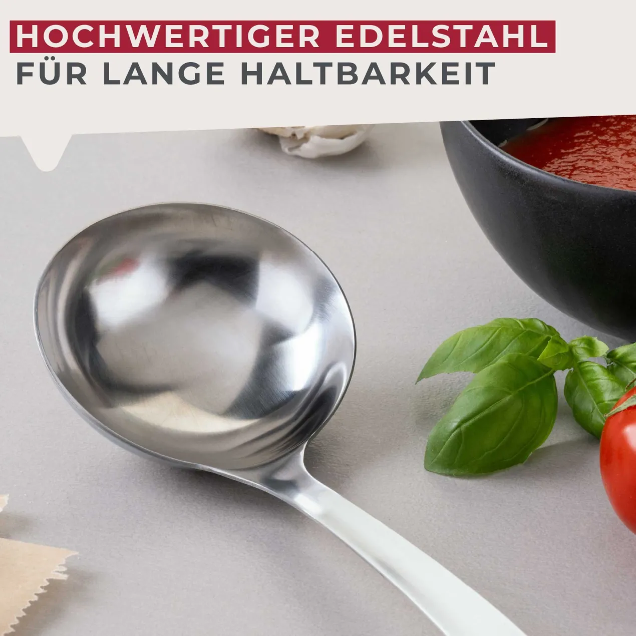 Schöpflöffel Essential, Edelstahl