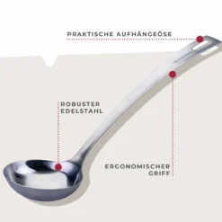 Schöpflöffel Essential, Edelstahl