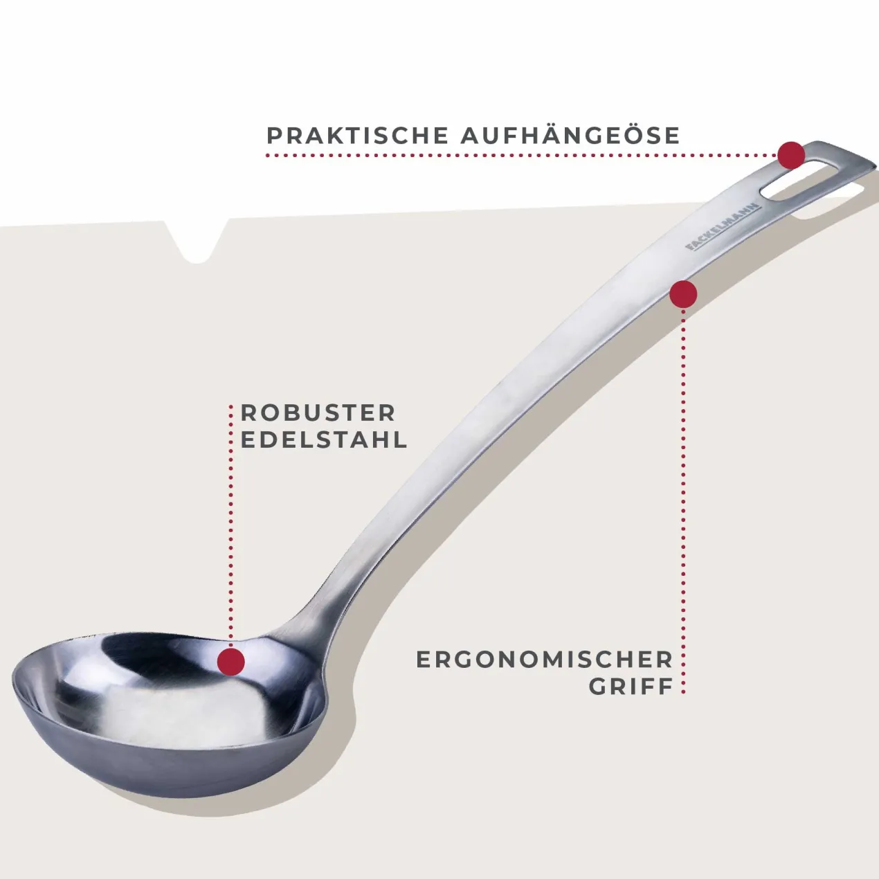 Schöpflöffel Essential, Edelstahl
