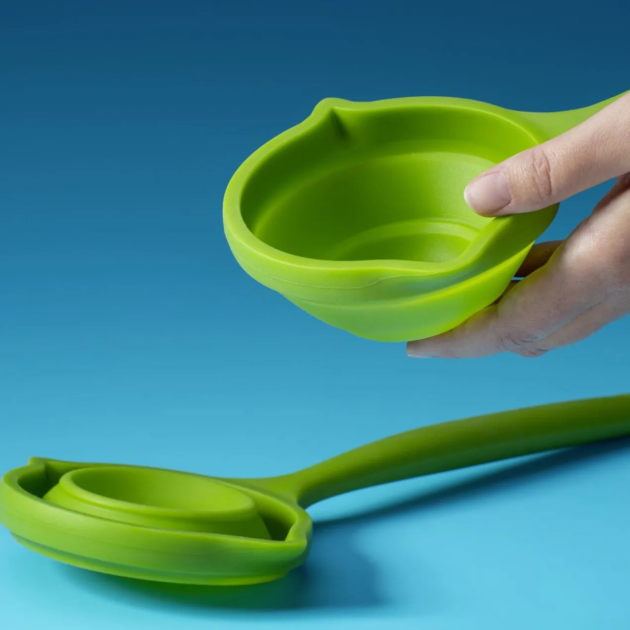 Schöpflöffel faltbar, 33cm, Silikon