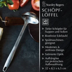 Schöpflöffel Satin, 32cm, Edelstahl
