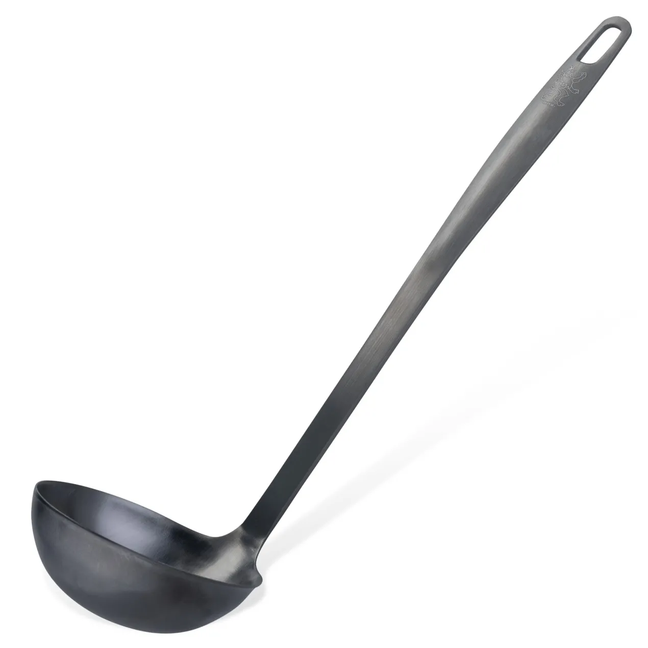 Schöpflöffel Satin, schwarz, Edelstahl
