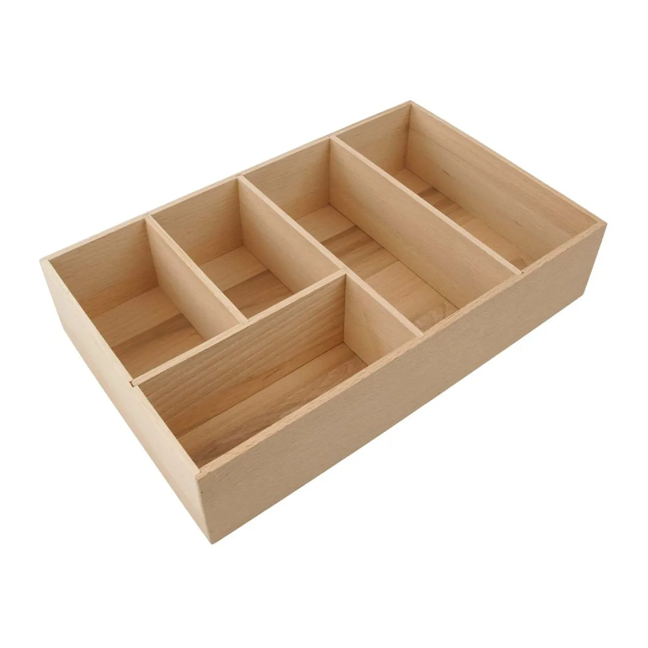Schubkastenbox 20x7x32,1 cm, Buchenholz