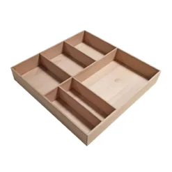 Schubkastenbox 38x4,5x37 cm, Buchenholz