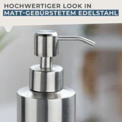 Seifenspender, 350ml, Edelstahl