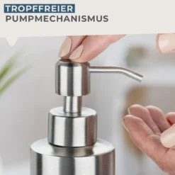 Seifenspender, 350ml, Edelstahl