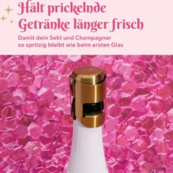Sektflaschenverschluss gold