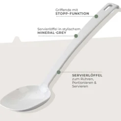 Servierlöffel Balance, grau