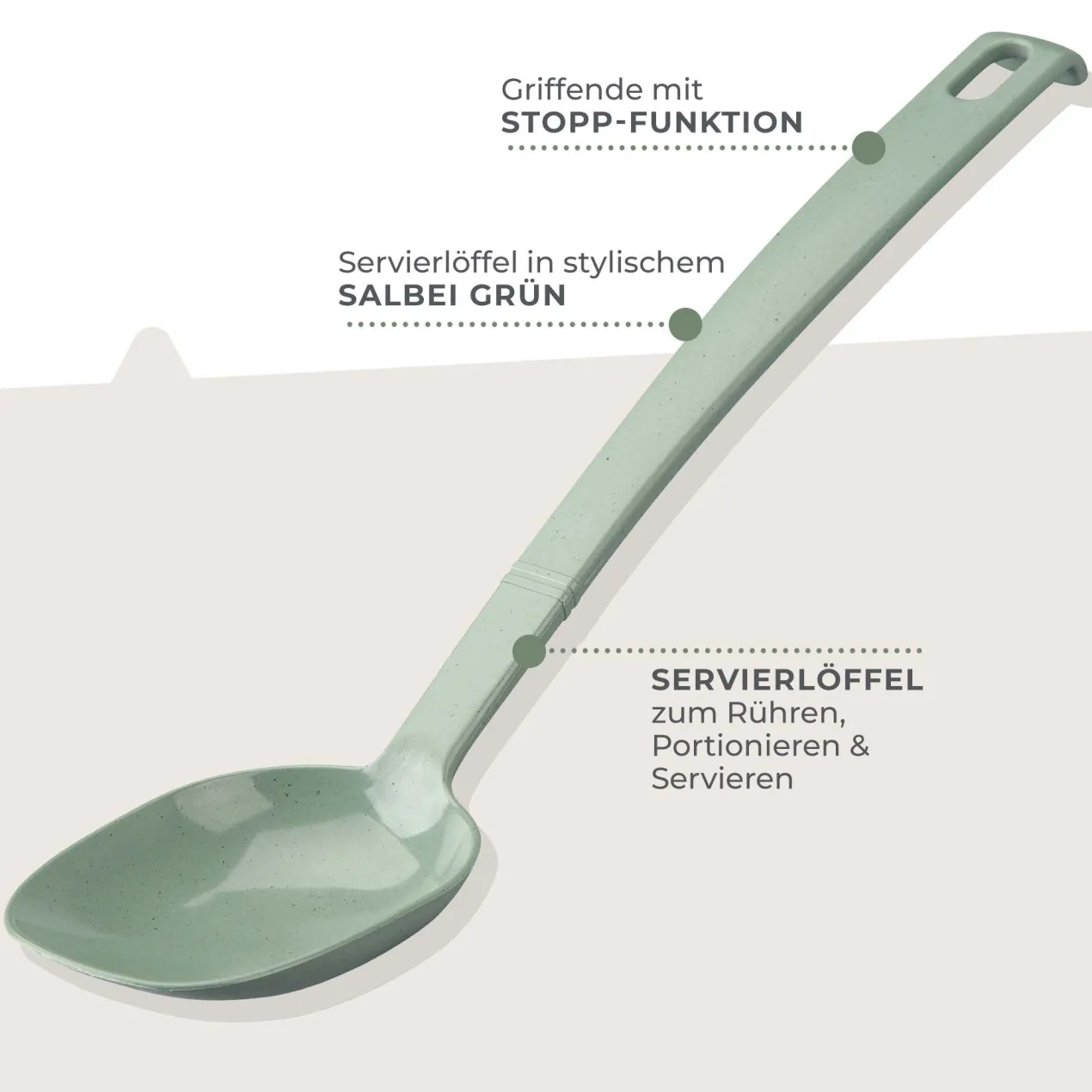 Servierlöffel Balance, grün