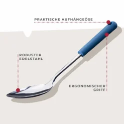 Servierlöffel Essential, blau