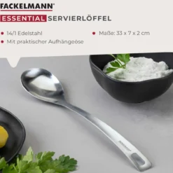 Servierlöffel Essential, Edelstahl
