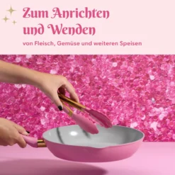 Servierzange, pink gold