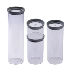 Set Vorratsdosen "Alles aus Glas", rund, 4-tlg.