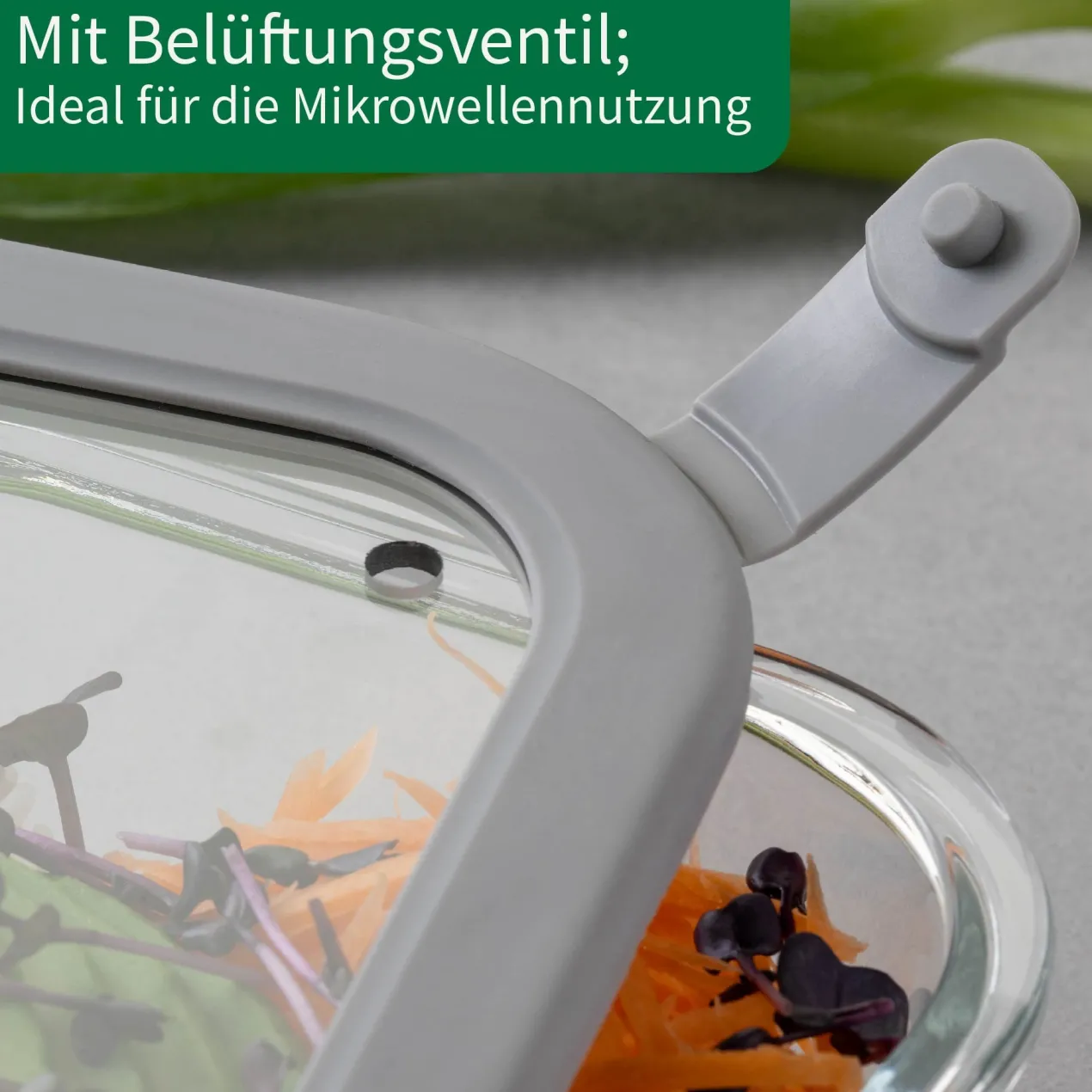 Set Vorratsgläser "Alles aus Glas", viereckig, 3-tlg.