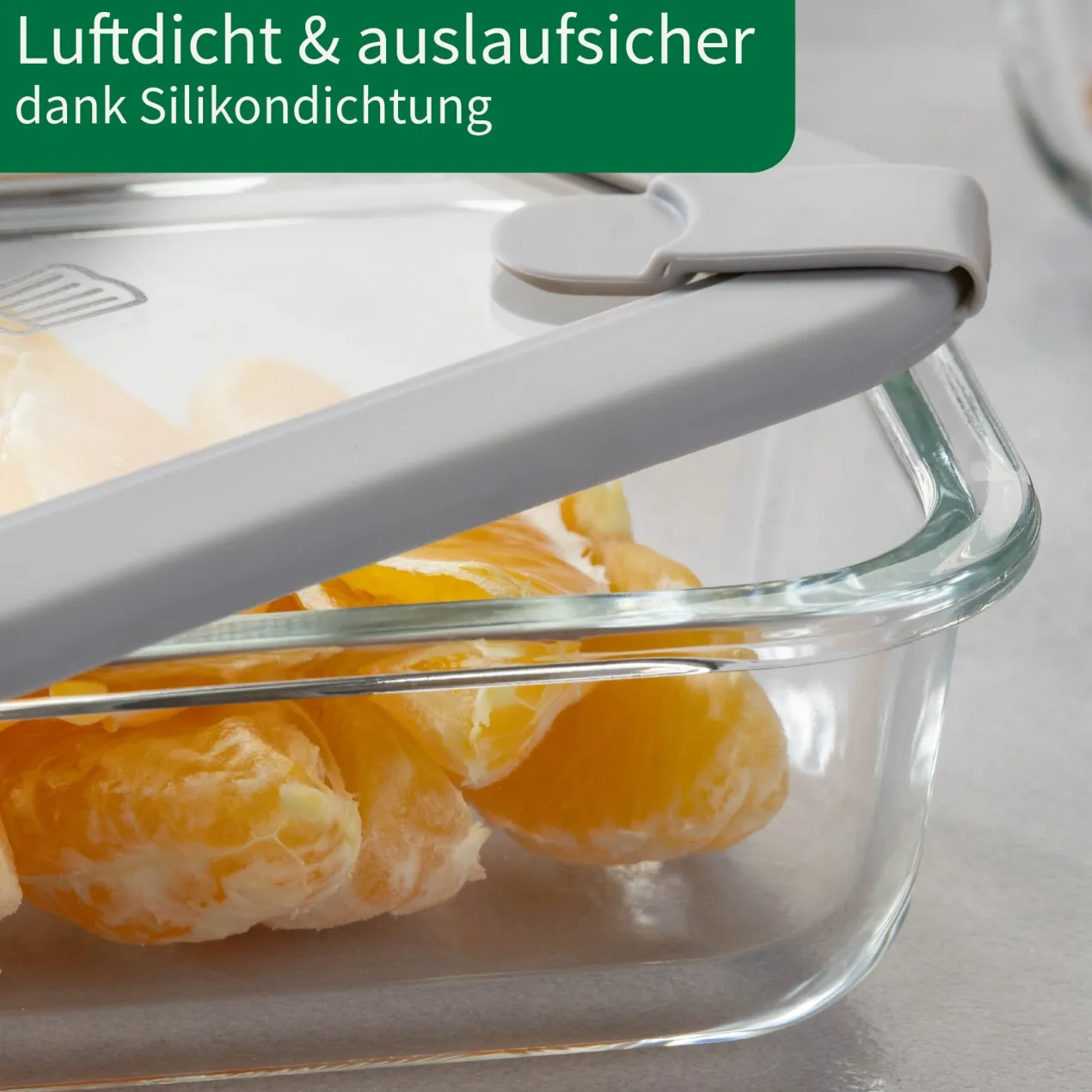 Set Vorratsgläser "Alles aus Glas", viereckig, 4-tlg.