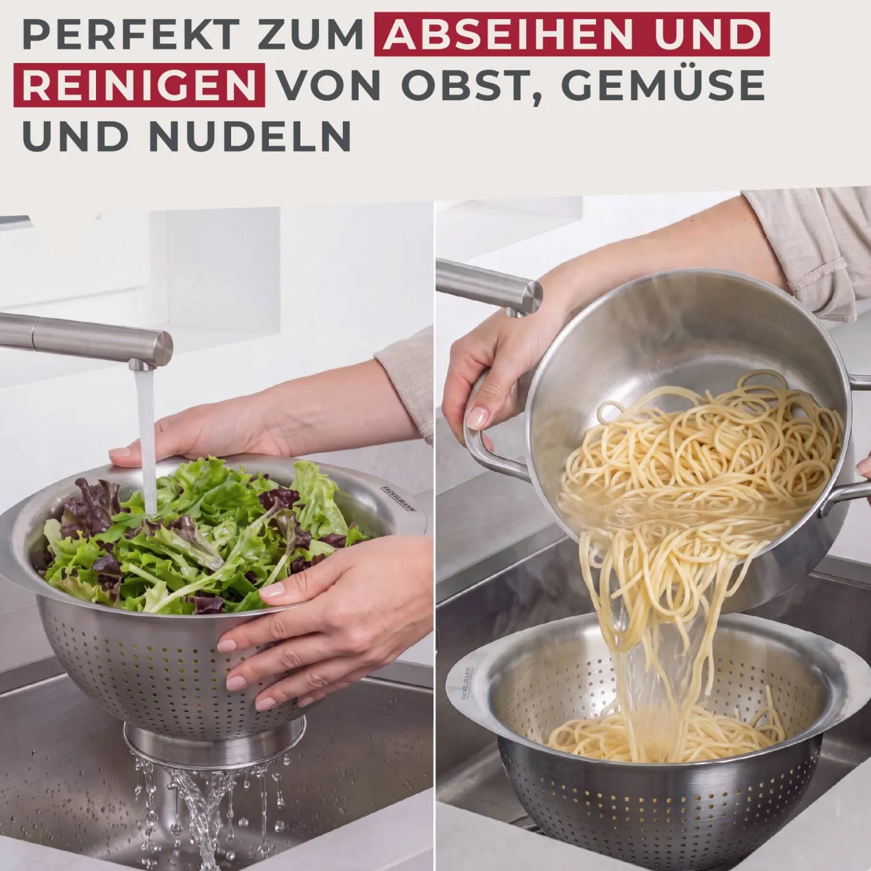 Sieb, Ø26cm, Edelstahl