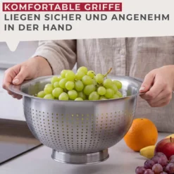 Sieb, Ø23cm, Edelstahl