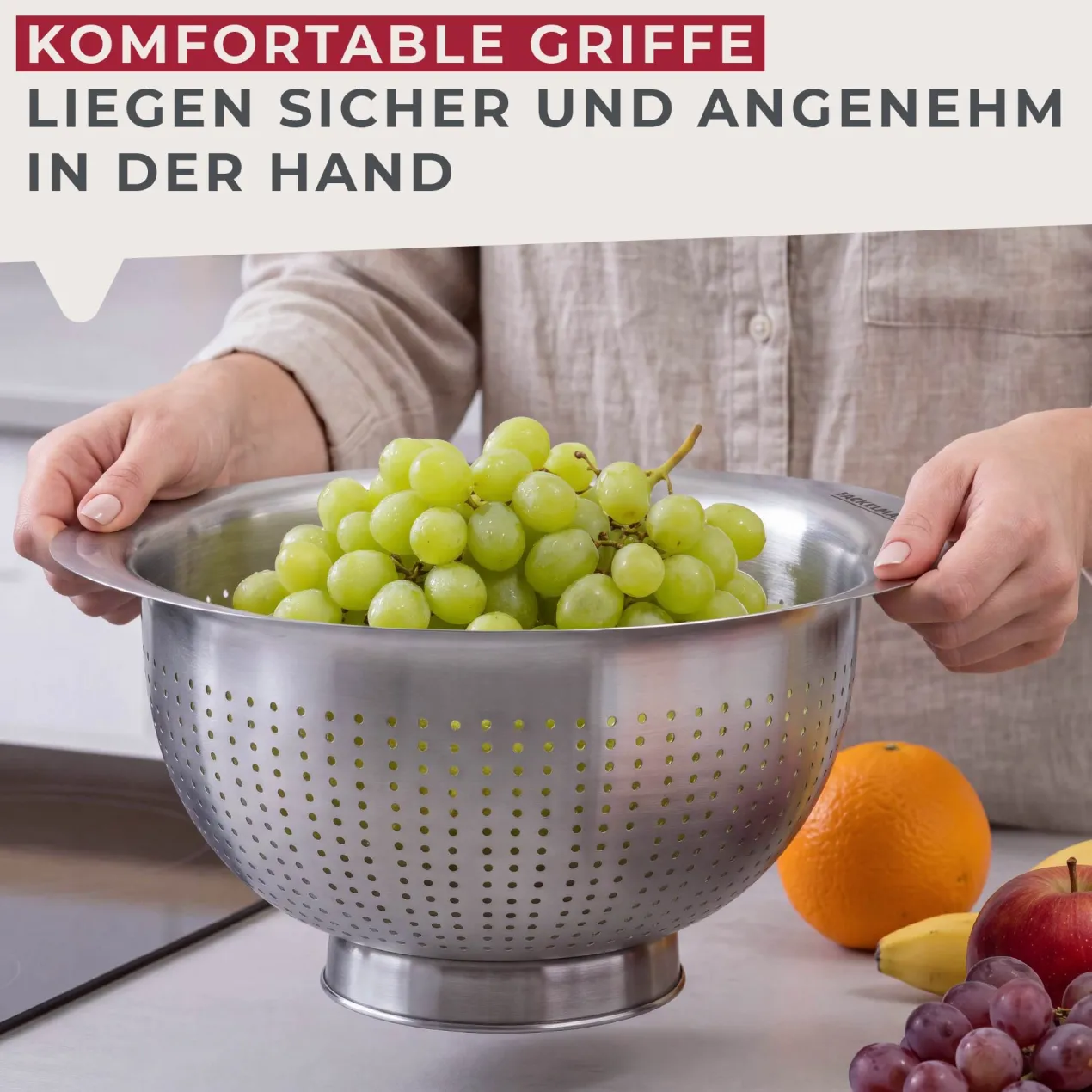 Sieb, Ø23cm, Edelstahl