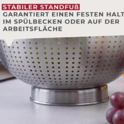 Sieb, Ø23cm, Edelstahl