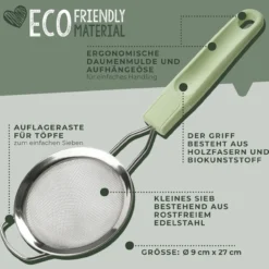 Sieb Ecolution, Ø9cm