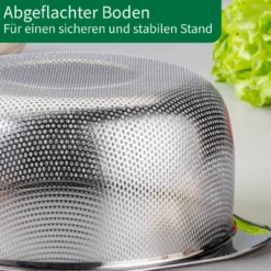 Sieb, Edelstahl, Ø20cm