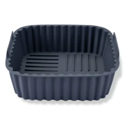 Silikonform für Heißluftfritteuse eckig, gerillt, 15x15x5cm