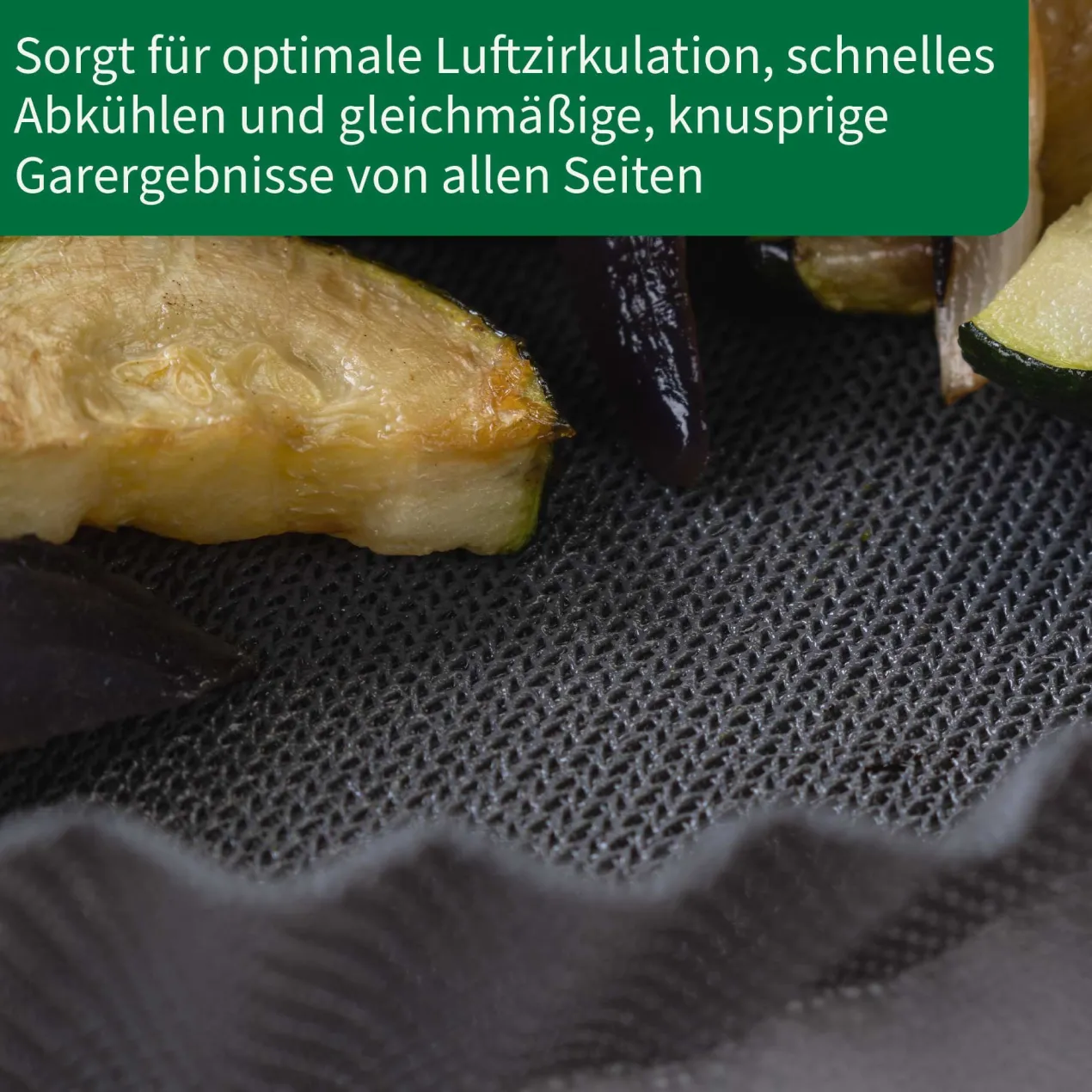 Silikonform für Heißluftfritteuse, antihaft, Ø20cm