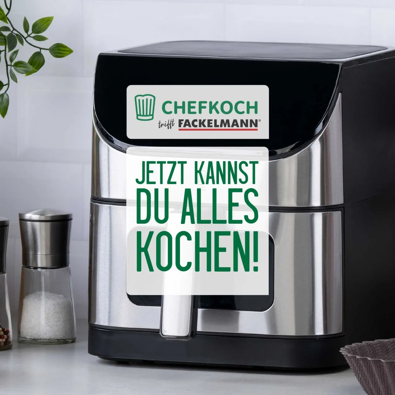 Silikonform für Heißluftfritteuse, antihaft, Ø20cm