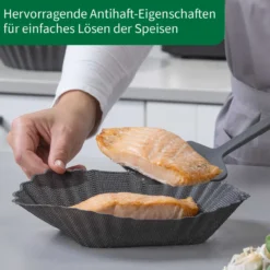 Silikonform für Heißluftfritteuse München, antihaft, 21x21cm