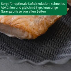 Silikonform für Heißluftfritteuse München, antihaft, 21x21cm