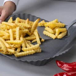 Silikonform für Heißluftfritteuse, antihaft, 28,5×28,5cm