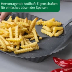 Silikonform für Heißluftfritteuse, antihaft, 28,5×28,5cm