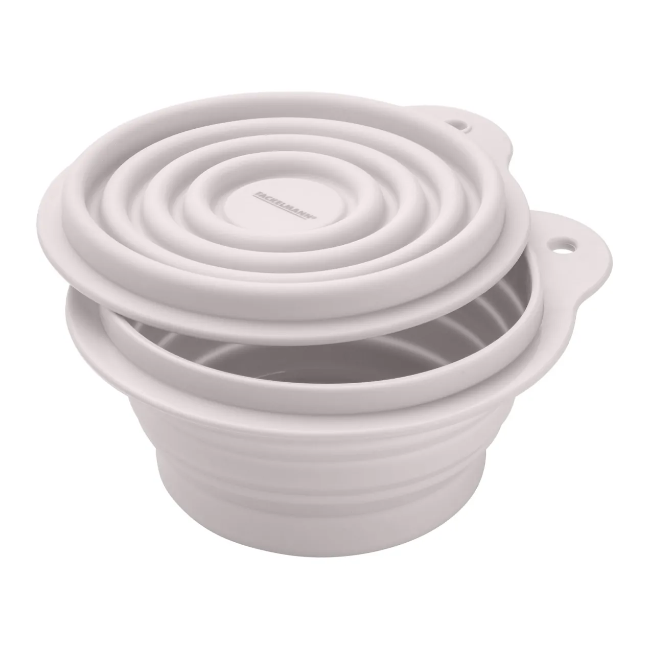 Snack Box Be The Move, faltbar, rund, Ø13cm, weiß