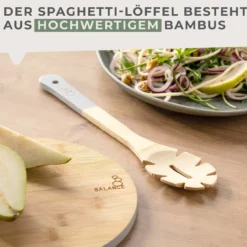 Spaghettilöffel Balance, Bambus