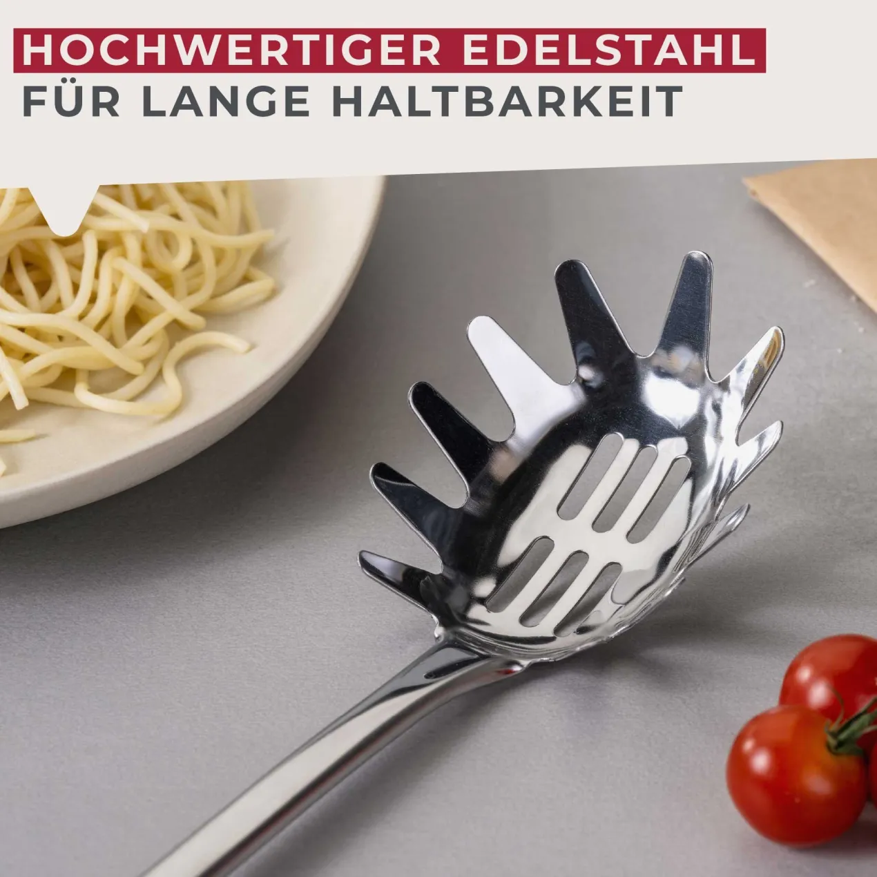 Spaghettilöffel Essential, blau