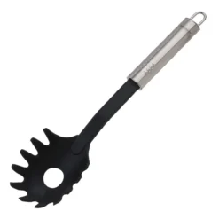 Spaghettilöffel Ovalgriff, 32cm, schwarz